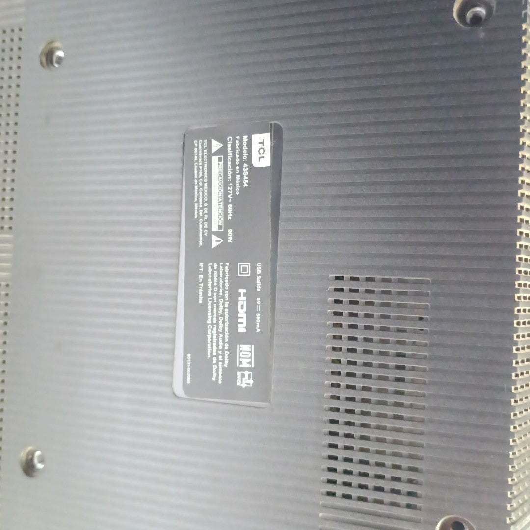 PANTALLA TCL 43S454 (2022) 43" LED 4K (SEMINUEVO)