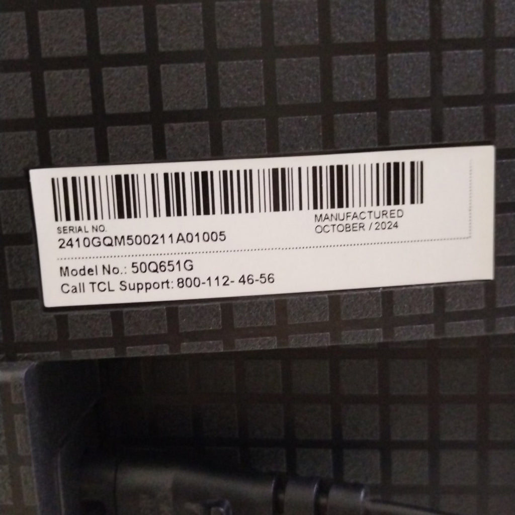 PANTALLA TCL 50Q651G (2024) 50" QLED 4K (SEMINUEVO)
