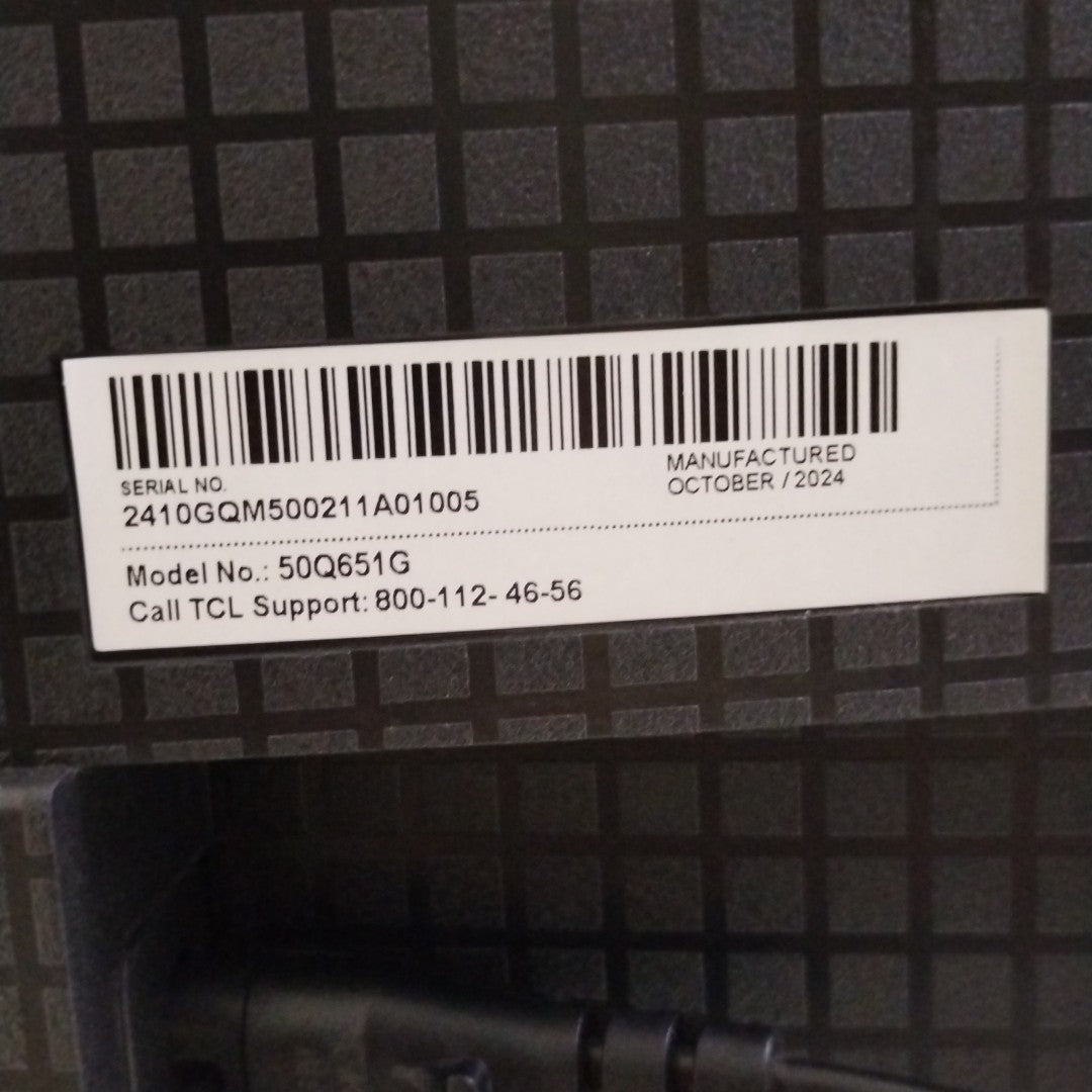 PANTALLA TCL 50Q651G (2024) 50" QLED 4K (SEMINUEVO)