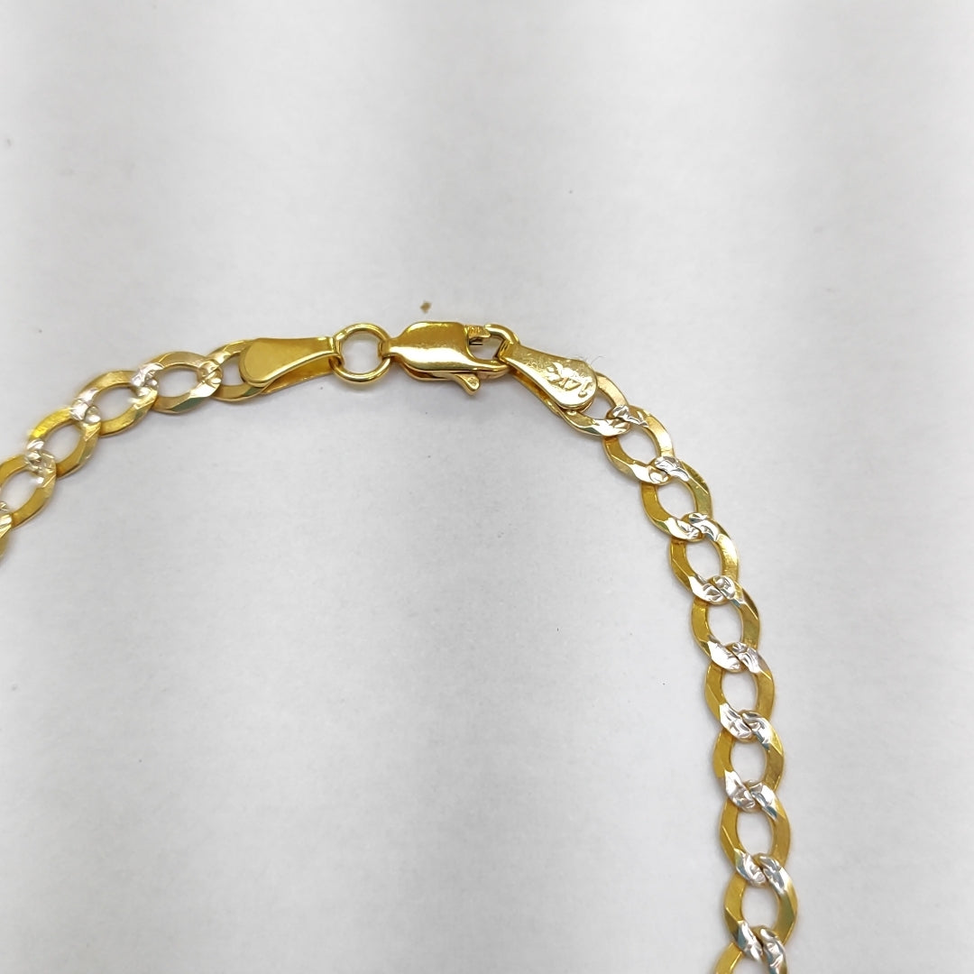 PULSERA BARBADO 5GR 18 CM (NUEVO)