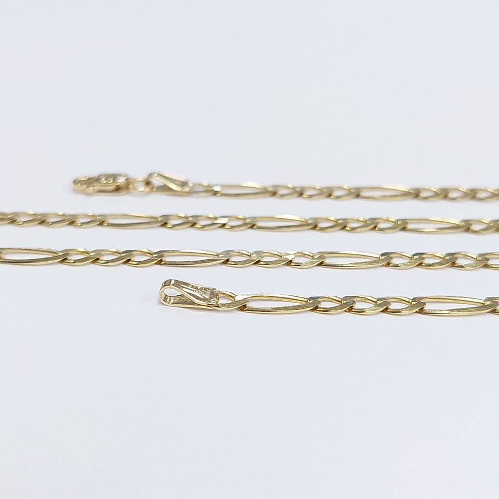 CADENAS CARTIER 3 1 AMARILLA ORO 14K 6.5 (NUEVO)