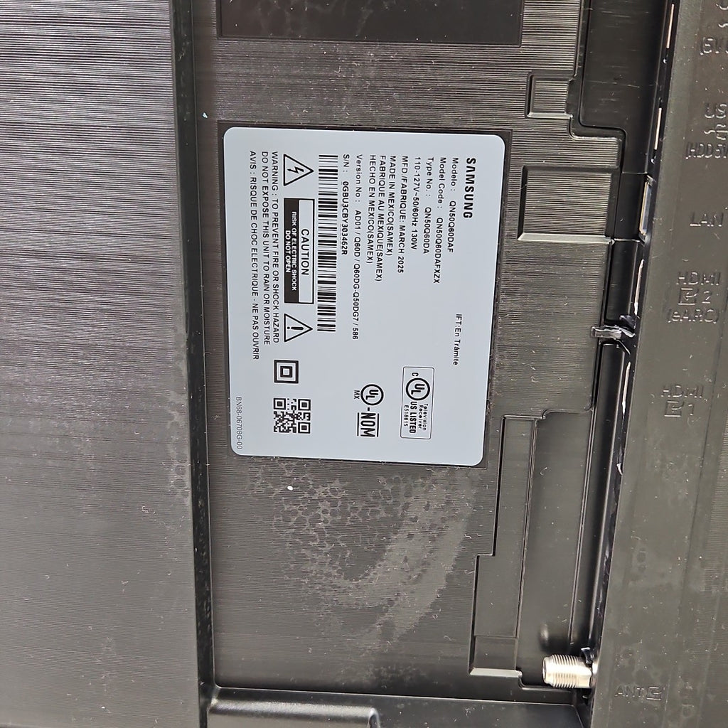 PANTALLA SAMSUNG QN50Q60DAF (2025) 50" QLED 4K (SEMINUEVO)