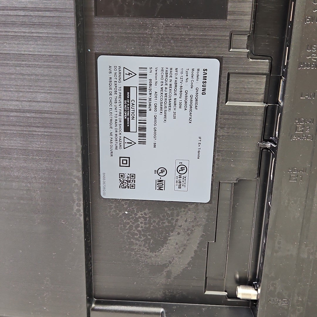 PANTALLA SAMSUNG QN50Q60DAF (2025) 50" QLED 4K (SEMINUEVO)