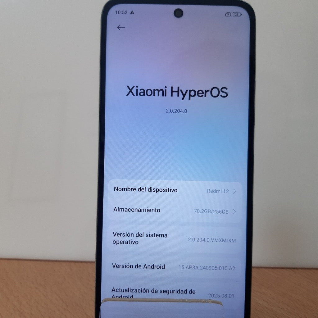 CELULAR XIAOMI REDMI 12 23053RN02L 256 GB 8 GB RAM (SEMINUEVO)