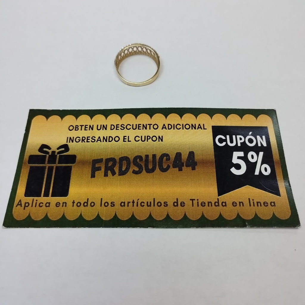 ANILLOS DAMA ORO 14K 1.5 (NUEVO)