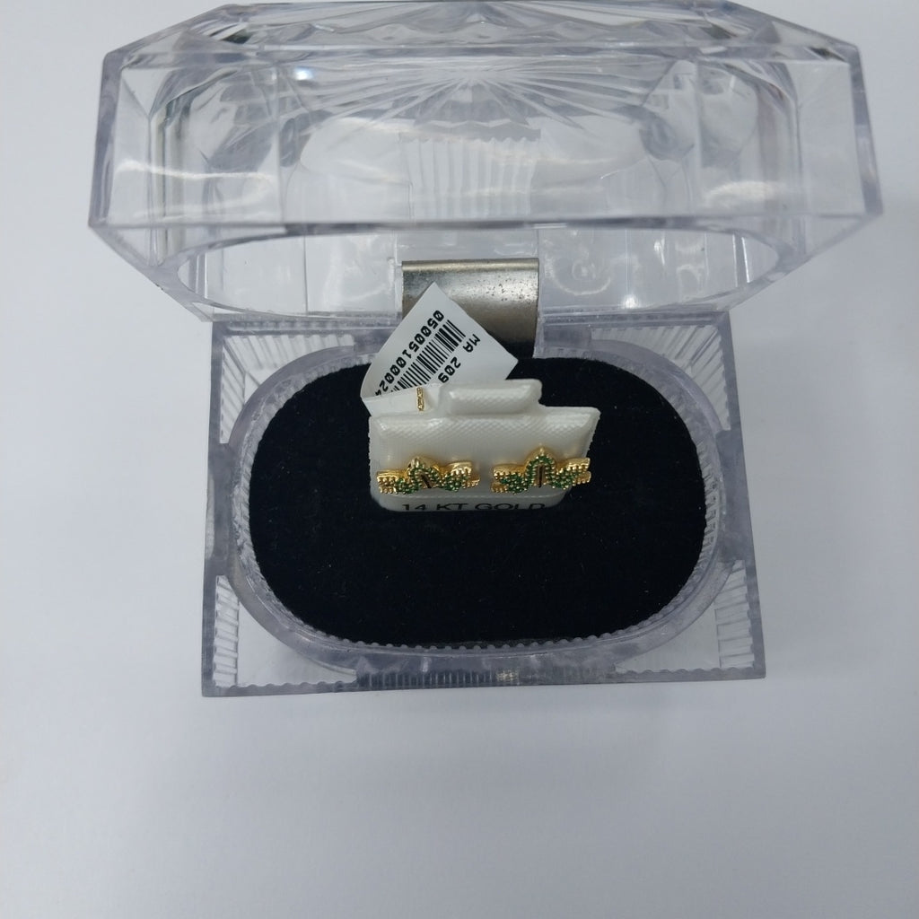BROQUELES ORO 14K 1.5 (NUEVO)