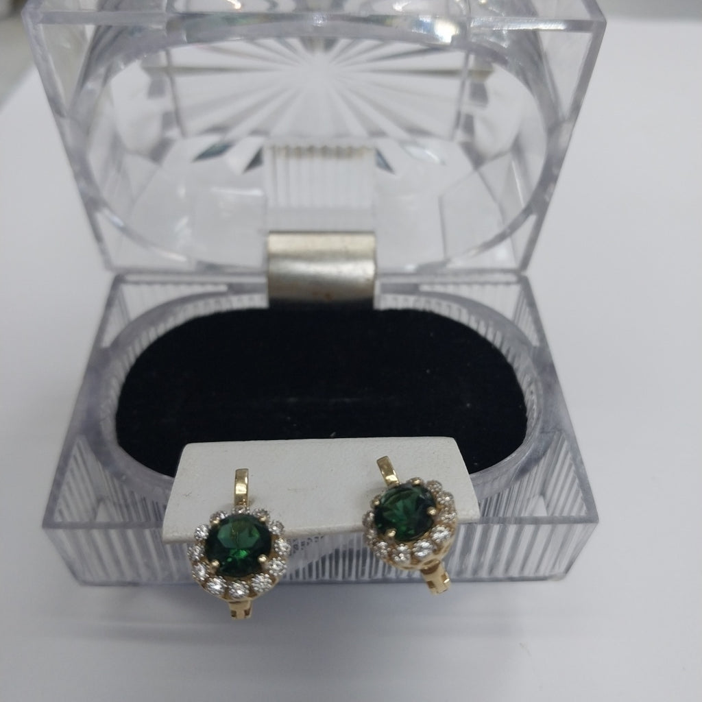 BROQUELES ORO 14K 3.7 (NUEVO)