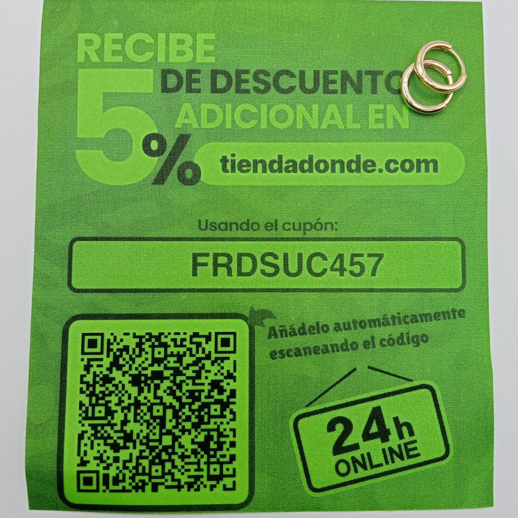 HUGGIES ORO 14K 1.5 (NUEVO)