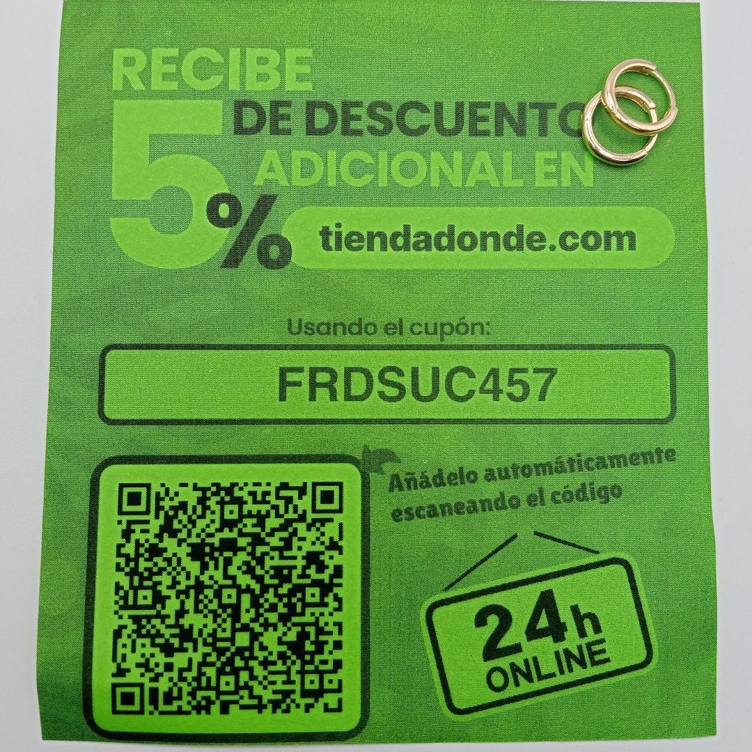 HUGGIES ORO 14K 1.5 (NUEVO)