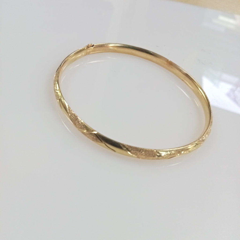 K1 6,10 GRMS 14 K ESPECIFICACIONES COMPLEMENTARIAS BRAZALETE ORO 14K (SEMINUEVO)