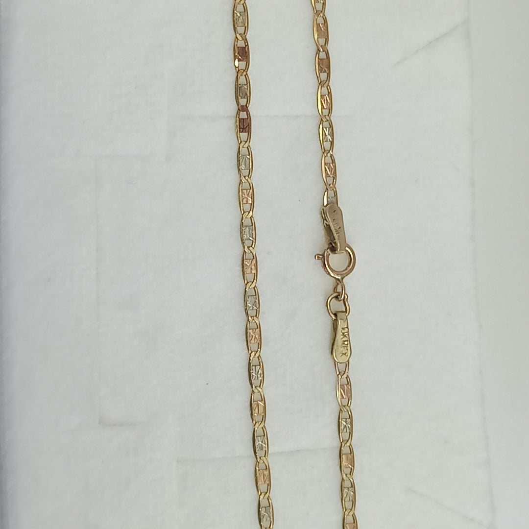 CADENA. ORO. 10 K 2.5 GRMS (SEMINUEVO)