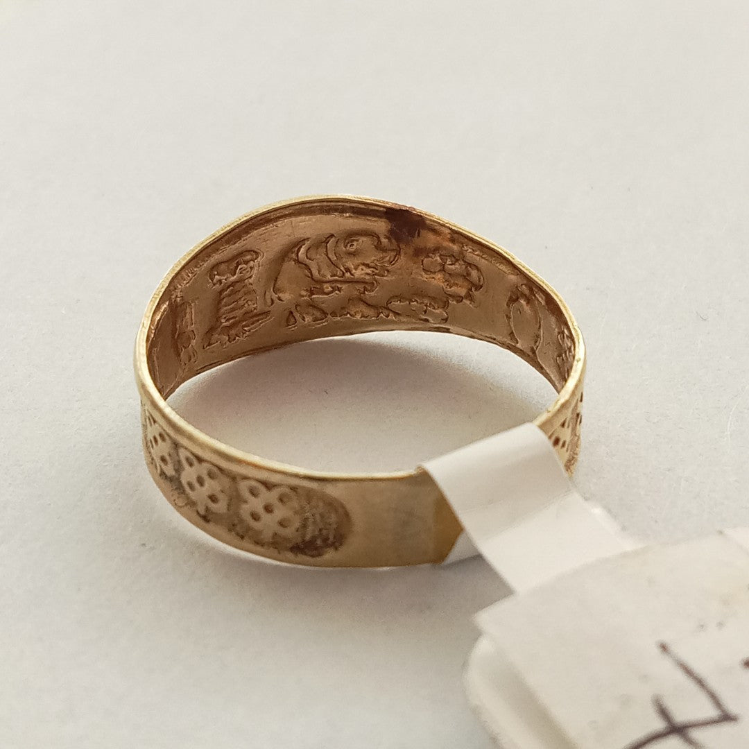 ANILLO. ORO. 10 K 1.5 GRMS (SEMINUEVO)