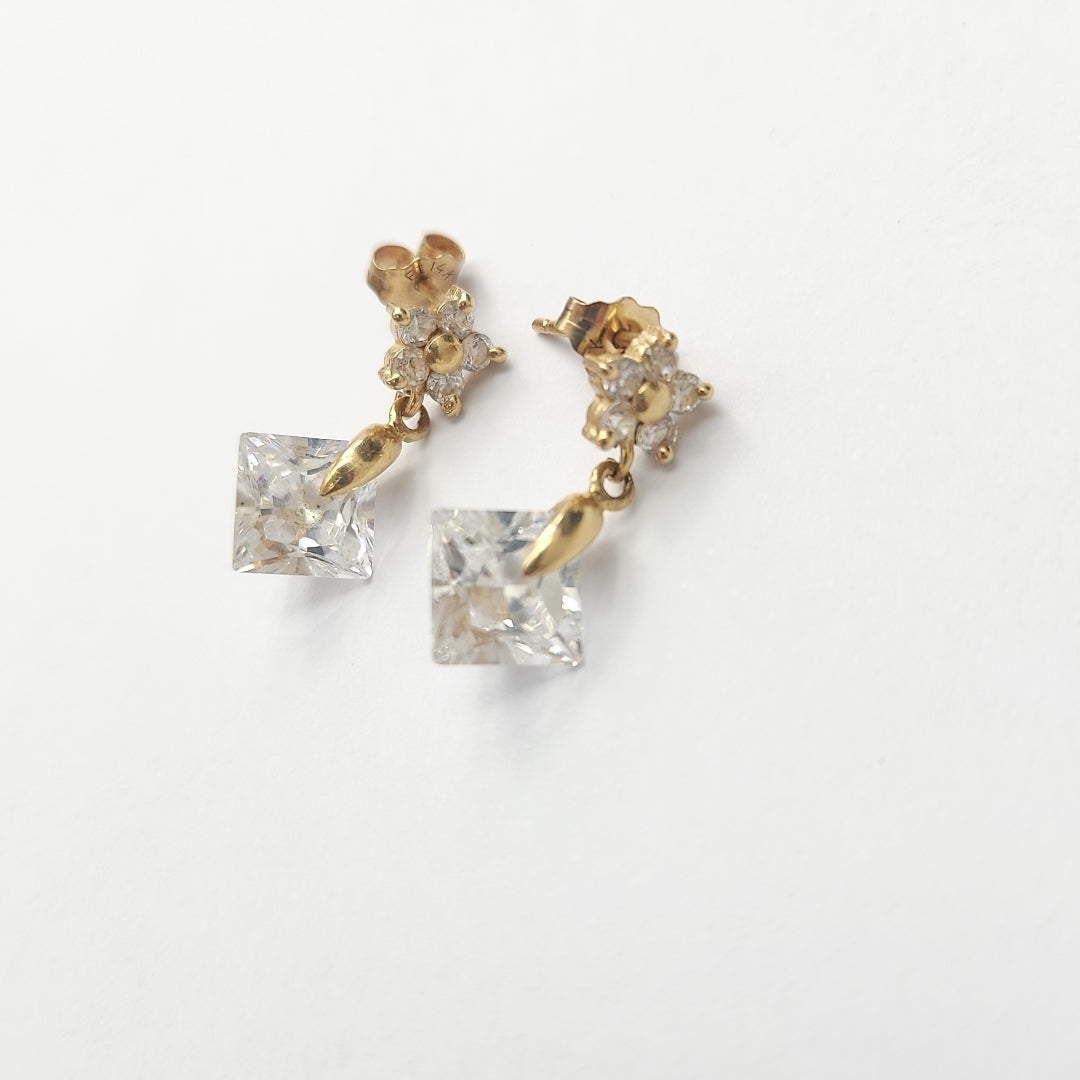 BROQUELES PAR. ORO. 14 K 2.7 GRMS (SEMINUEVO)