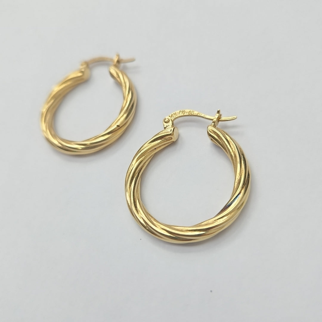 ARRACADAS PAR. ORO. 14 K 4.6 GRMS (SEMINUEVO)