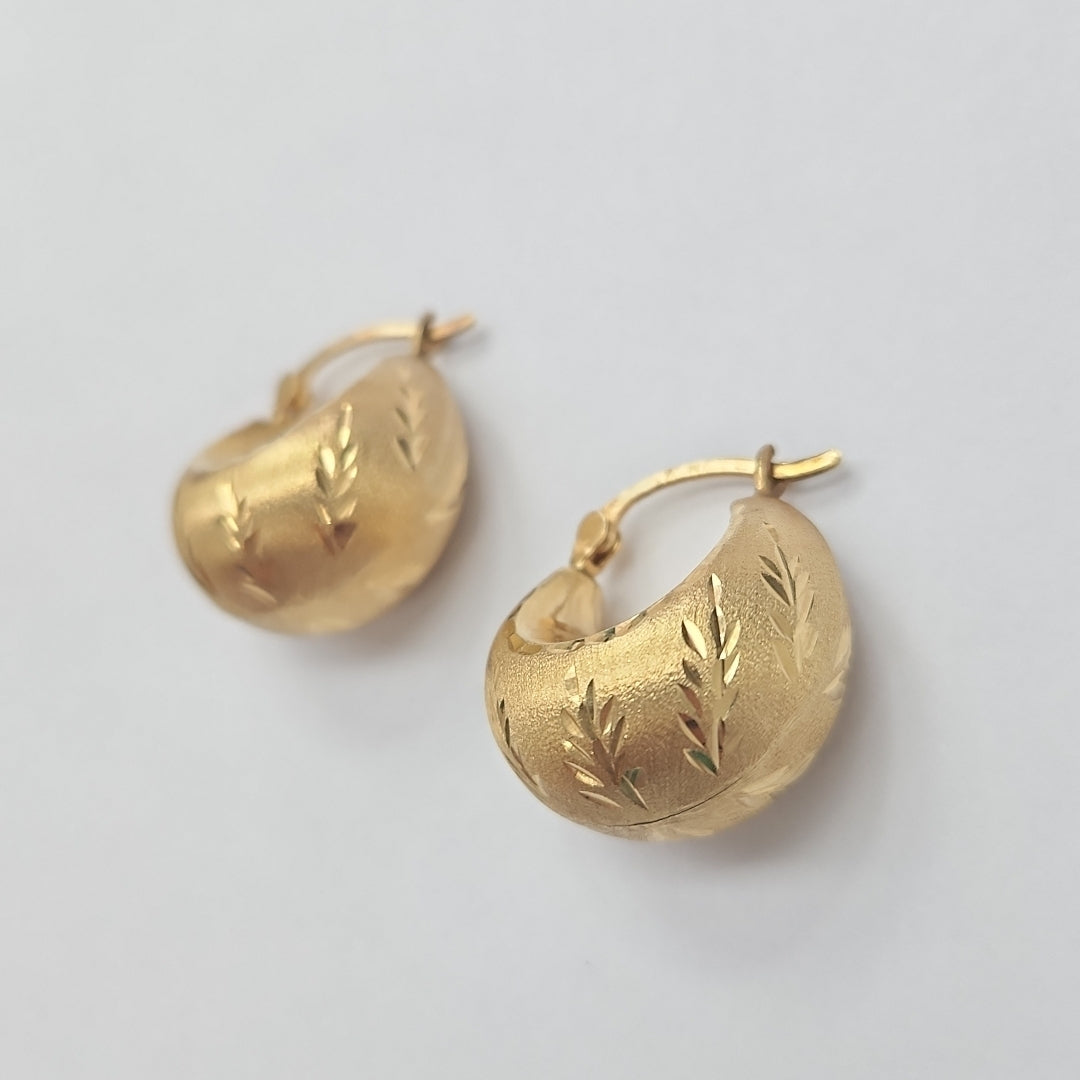 ARETES PAR. ORO. 14 K 3 GRMS (SEMINUEVO)