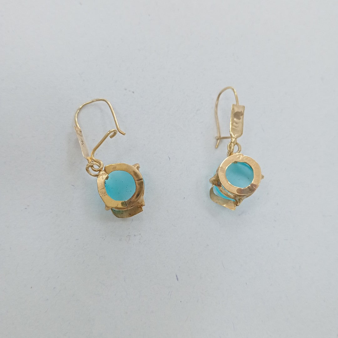 ARETES PAR. ORO. 14 K 4.1 GRMS (SEMINUEVO)