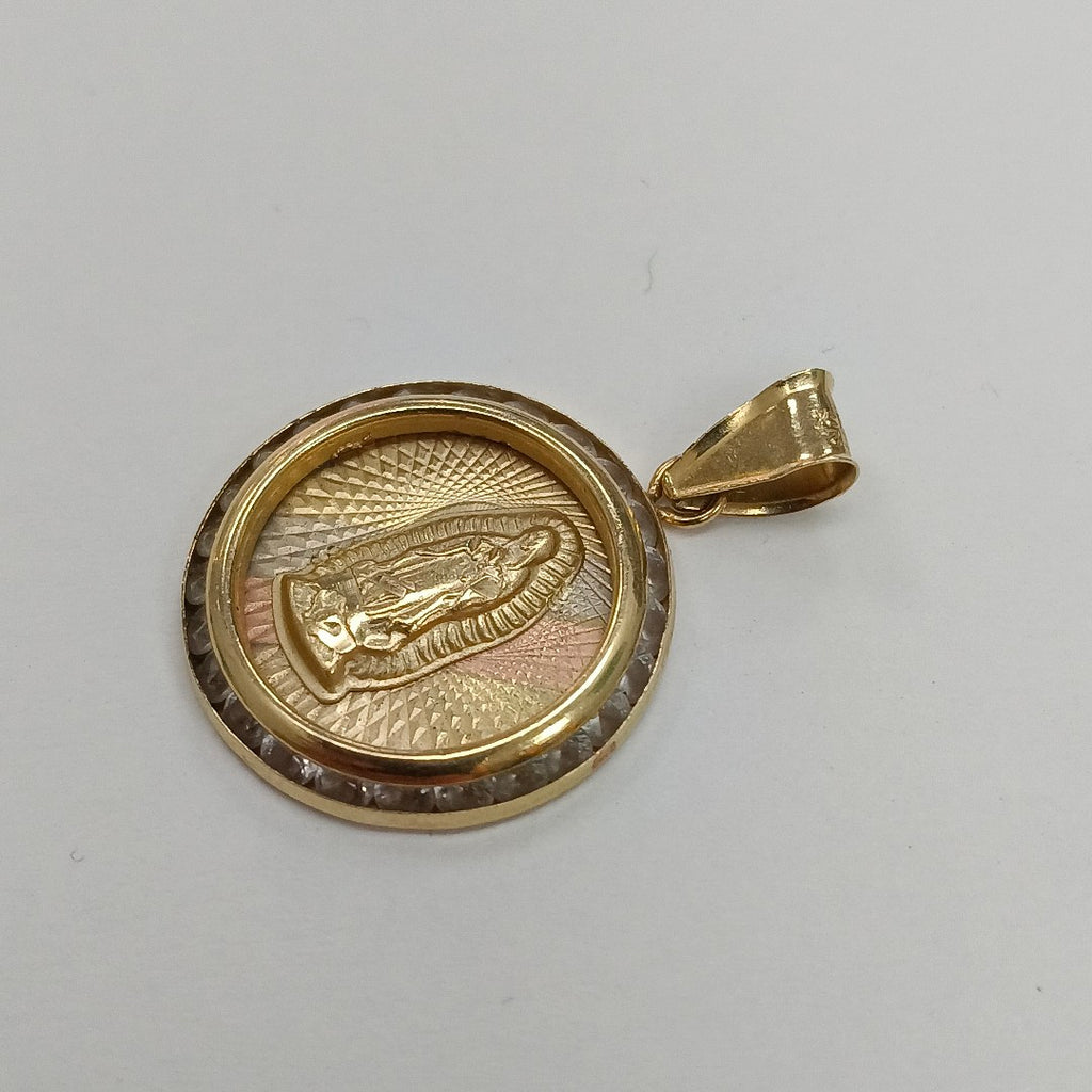 MEDALLA RELIGIOSA. ORO. 14 K 1.5 GRMS (SEMINUEVO)