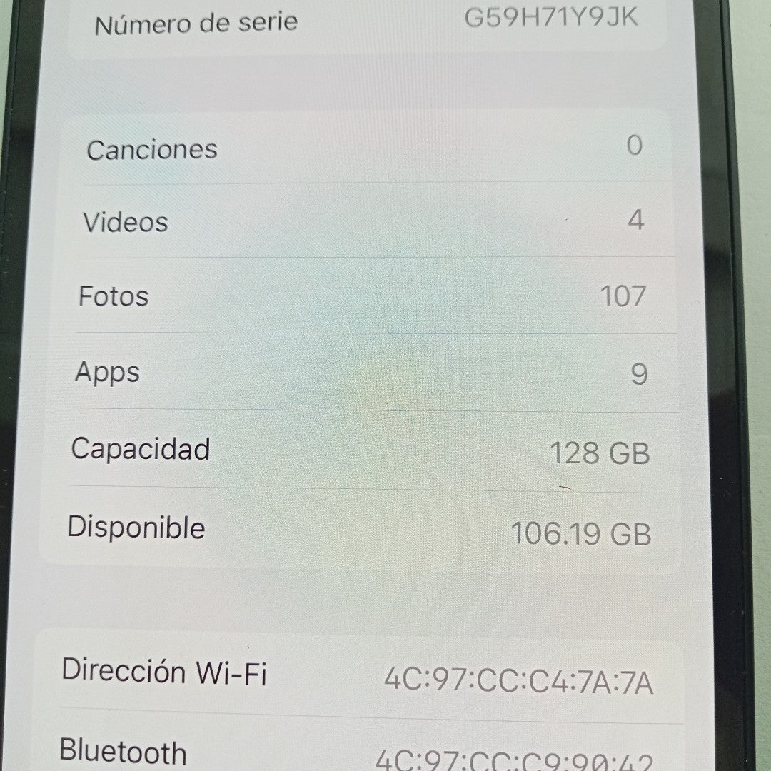 CELULAR APPLE IPHONE 13 A2631 128 GB 4 GB RAM (SEMINUEVO)