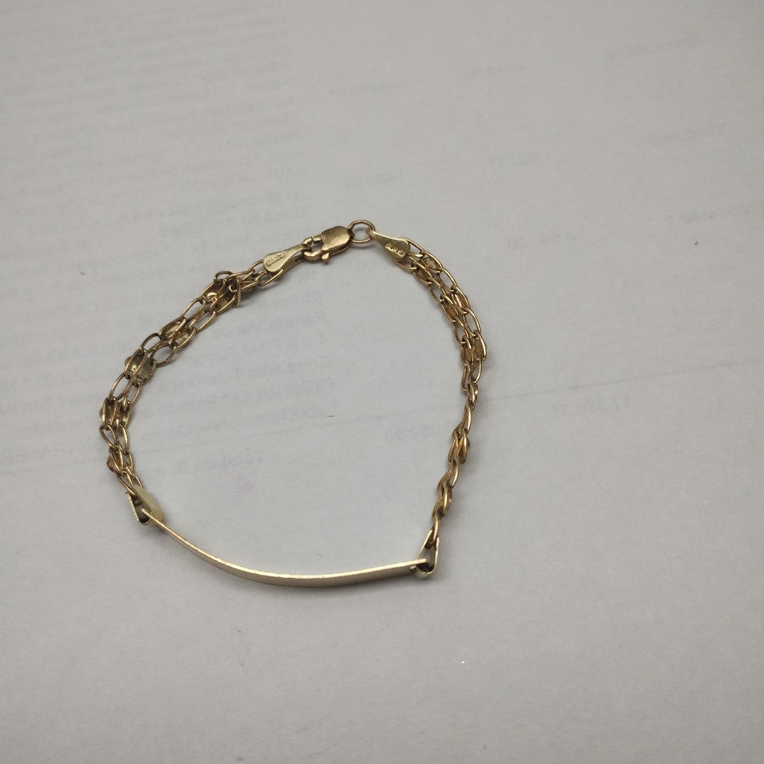 ESCLAVA. ORO COMBINADO. 10 K 3.7 GRMS (SEMINUEVO)