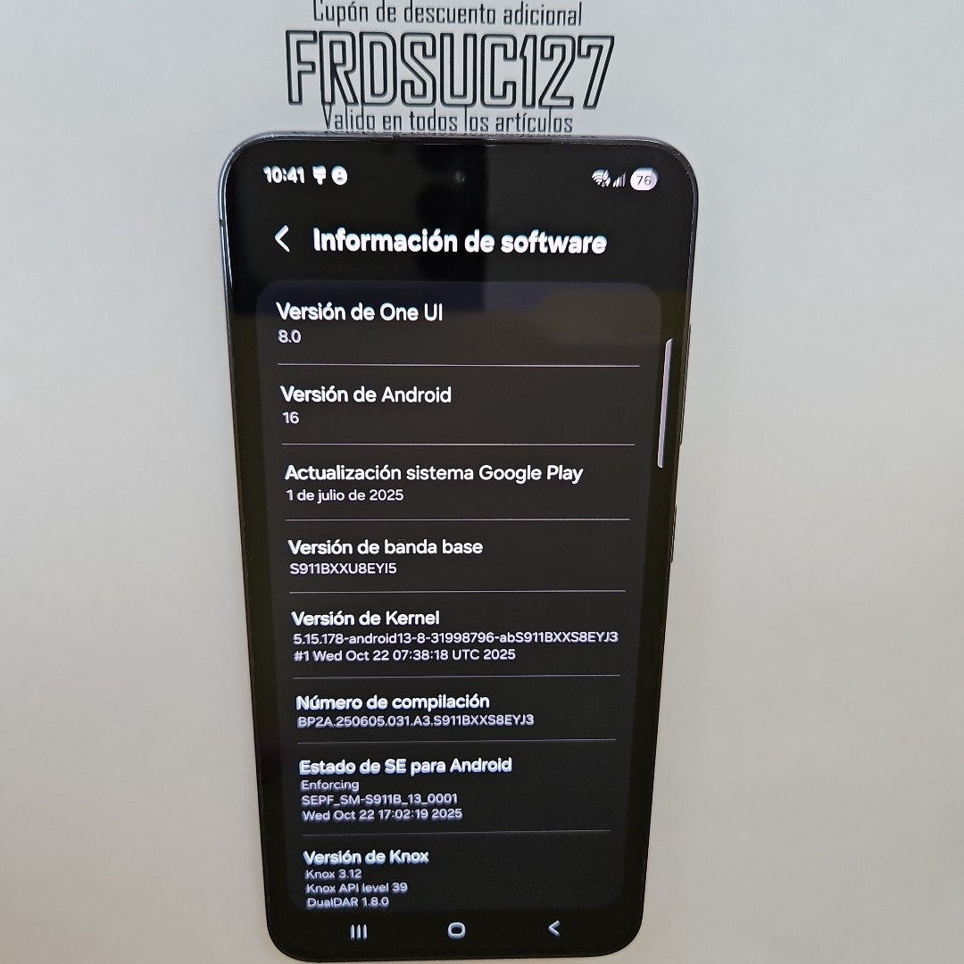CELULAR SAMSUNG GALAXY S23 SM-S911B 256 GB 8 GB RAM (SEMINUEVO)