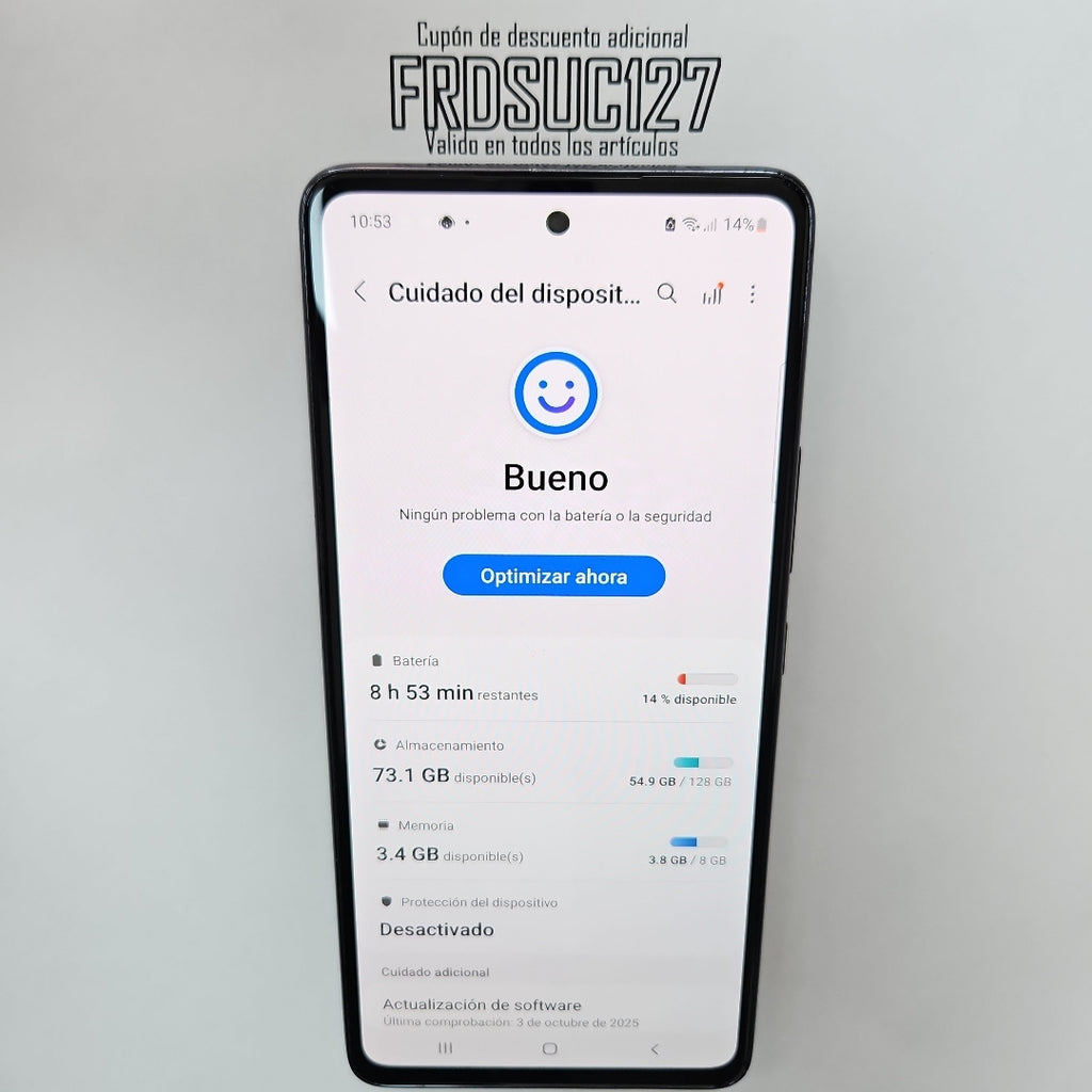 CELULAR SAMSUNG GALAXY A53 5G SM-A536E 128 GB 8 GB RAM (SEMINUEVO)