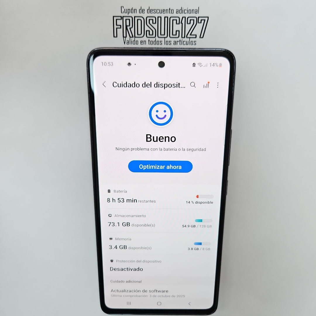 CELULAR SAMSUNG GALAXY A53 5G SM-A536E 128 GB 8 GB RAM (SEMINUEVO)