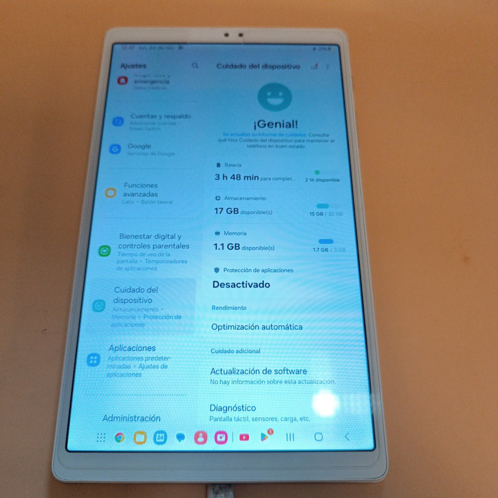TABLETA SAMSUNG GALAXY TAB A7 LITE SM-T220 32 GB 3 GB RAM (SEMINUEVO)