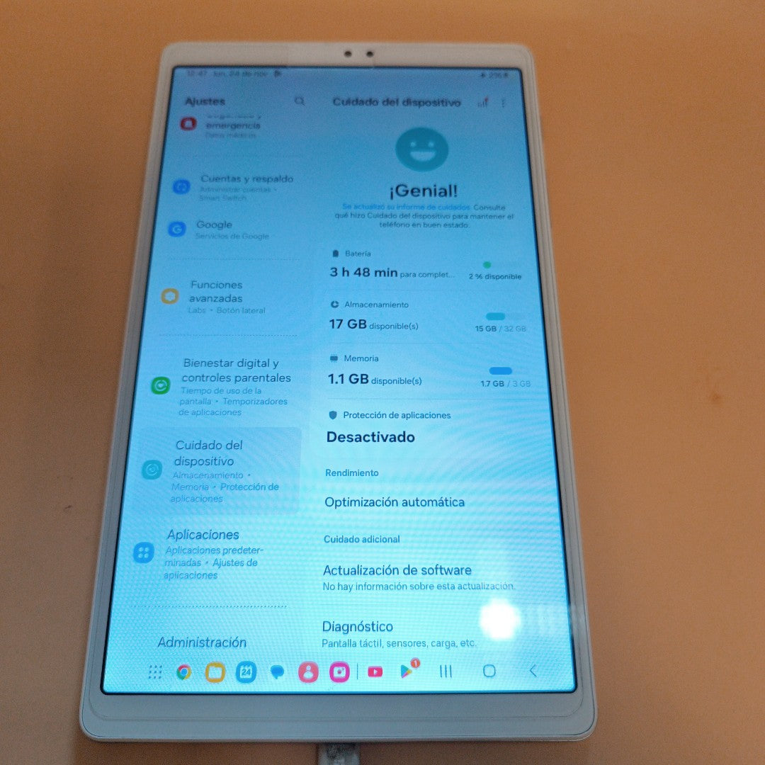 TABLETA SAMSUNG GALAXY TAB A7 LITE SM-T220 32 GB 3 GB RAM (SEMINUEVO)