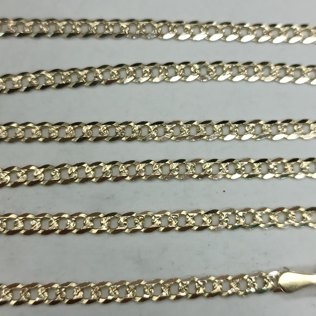 CADENA BARBADA DIAMANTADA 11.11GR 55 CM CM (NUEVO)