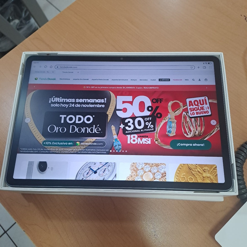 TABLETA HUAWEI MATEPAD 11.5 TXZ-W09 (2025) 256 GB 8 GB RAM (SEMINUEVO)