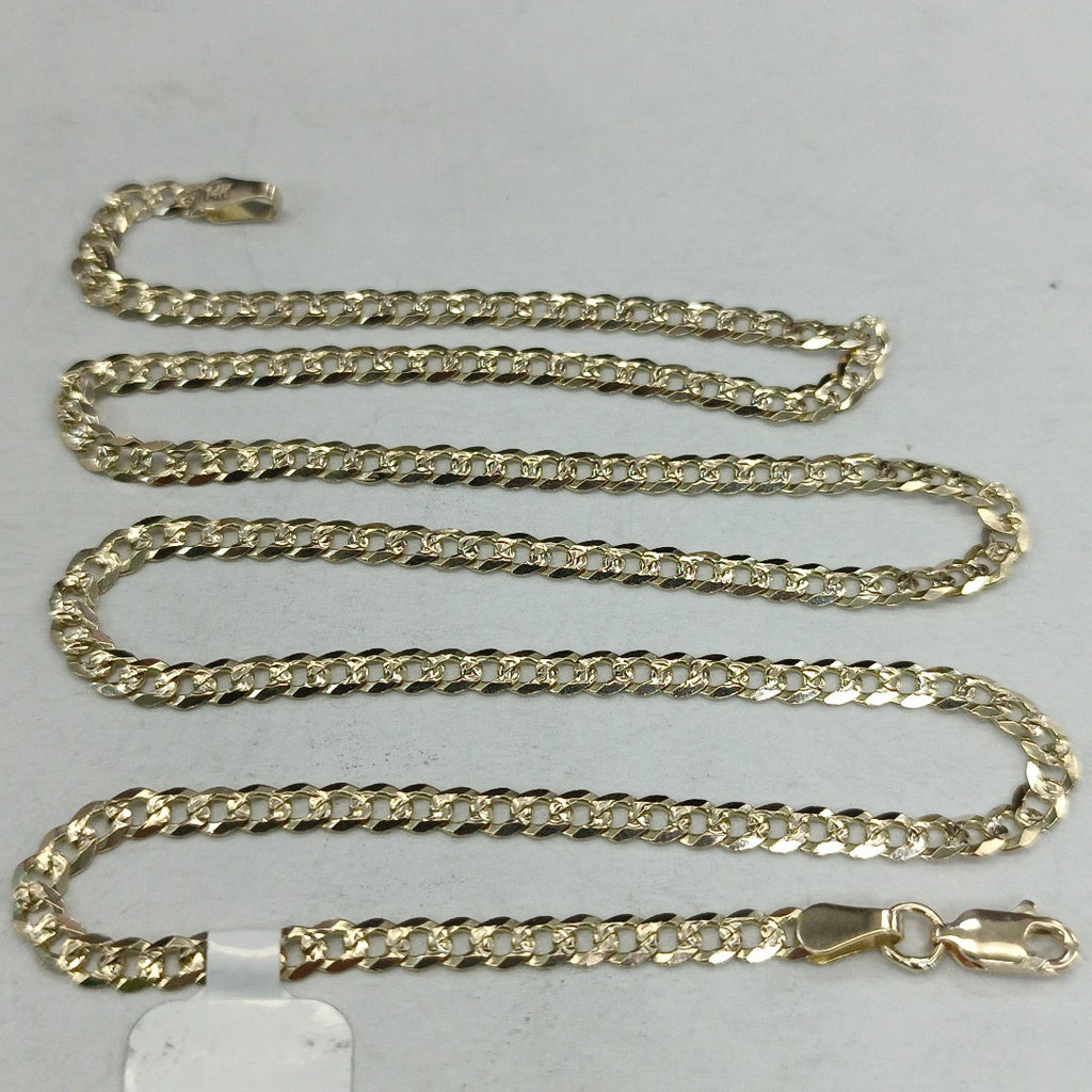 CADENA BARBADA DIAMANTADA 11.21GR 55 CM CM (NUEVO)