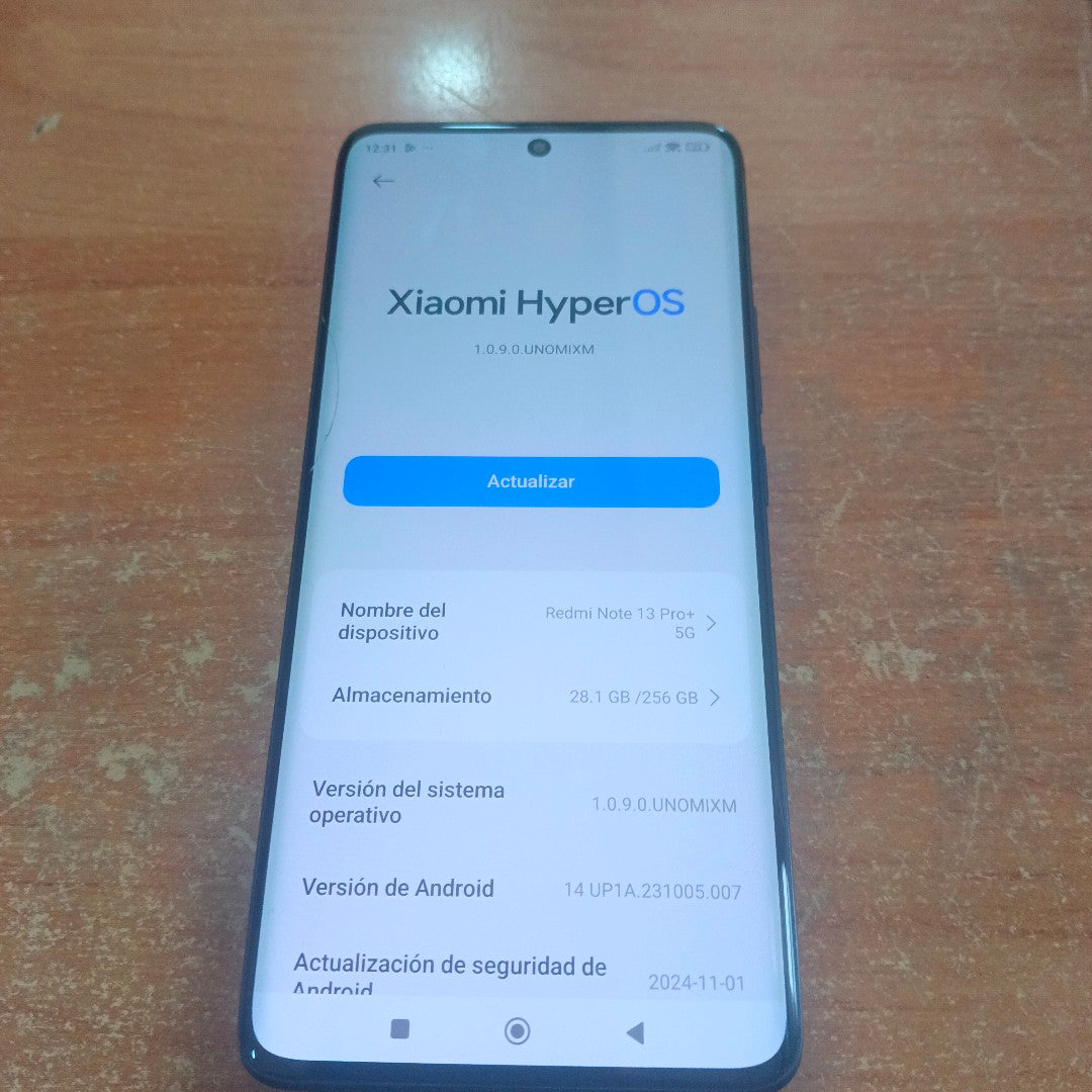 CELULAR XIAOMI REDMI NOTE 13 PRO+ 5G 23090RA98G (2023) 256 GB 8 GB RAM