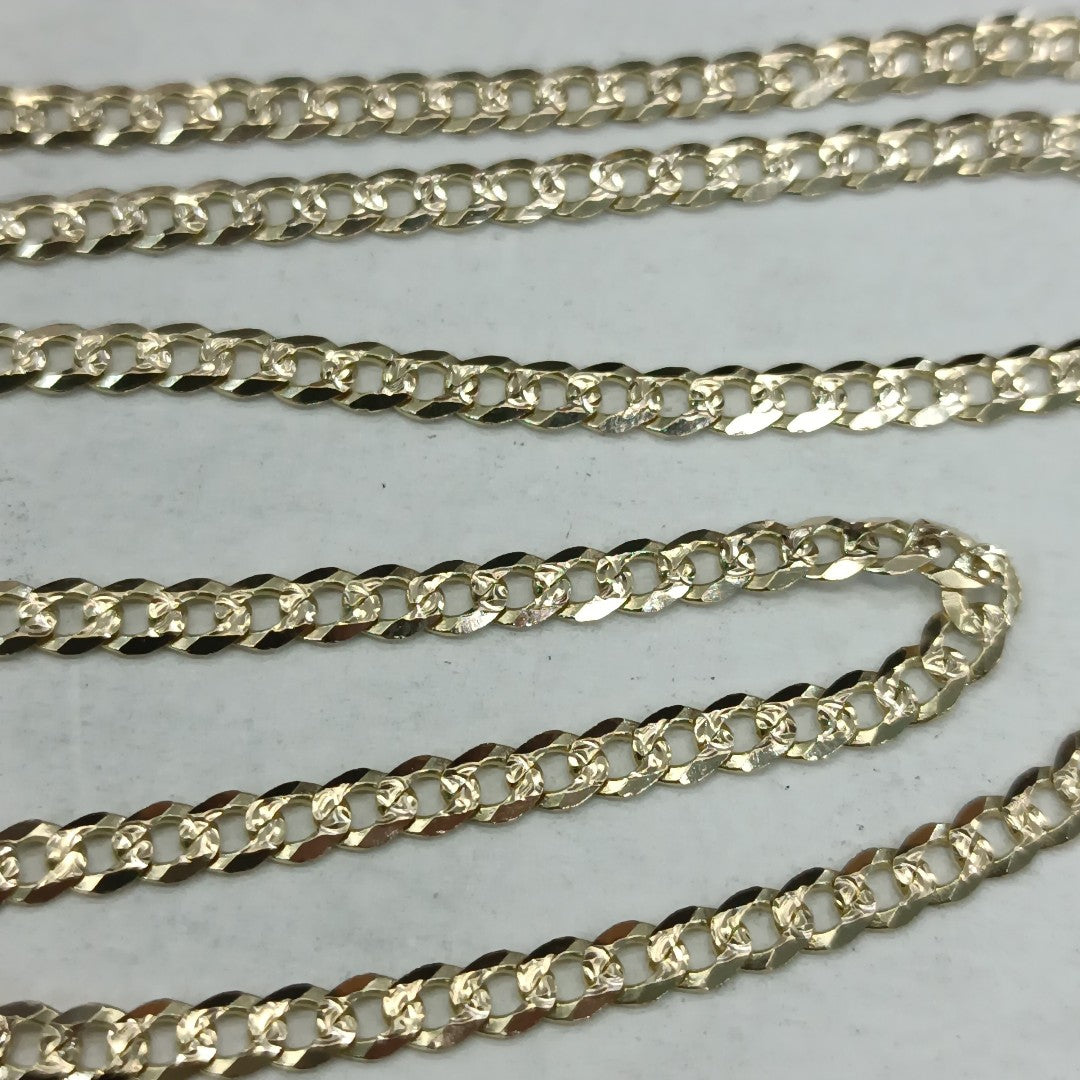 CADENA BARBADA DIAMANTADA 11.11GR 55 CM CM (NUEVO)