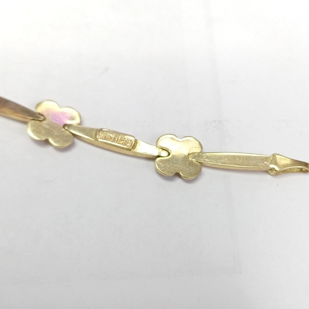 K1 4,60 GRMS 14 K ESPECIFICACIONES COMPLEMENTARIAS PULSERA , ECHURA ESPECIAL (SEMINUEVO)