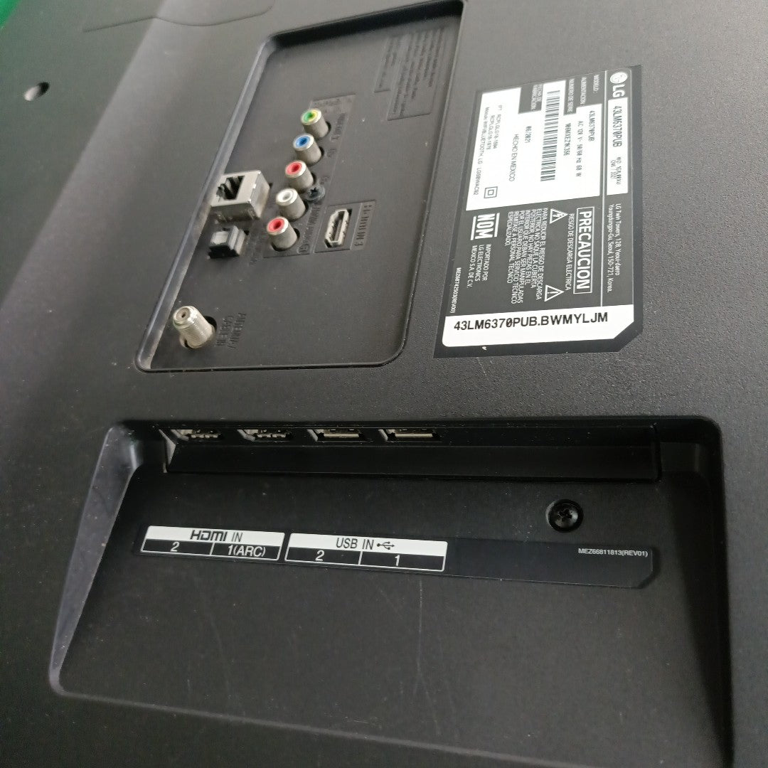 PANTALLA LG 43LM6370PUB (2021) 43" LED FULL HD (SEMINUEVO)