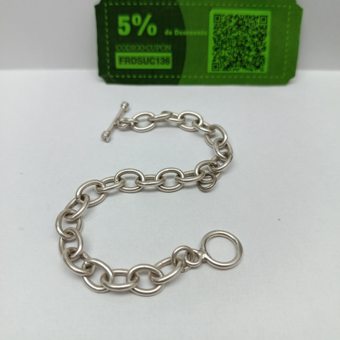 PULSERA. PLATA. 18 GRMS (SEMINUEVO)