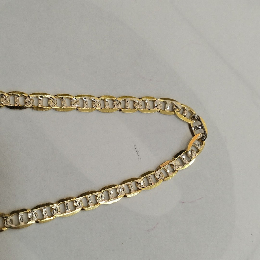 PULSERA TEJIDO MARINERO DIAMANTADO 4.5GR 18 CM (NUEVO)