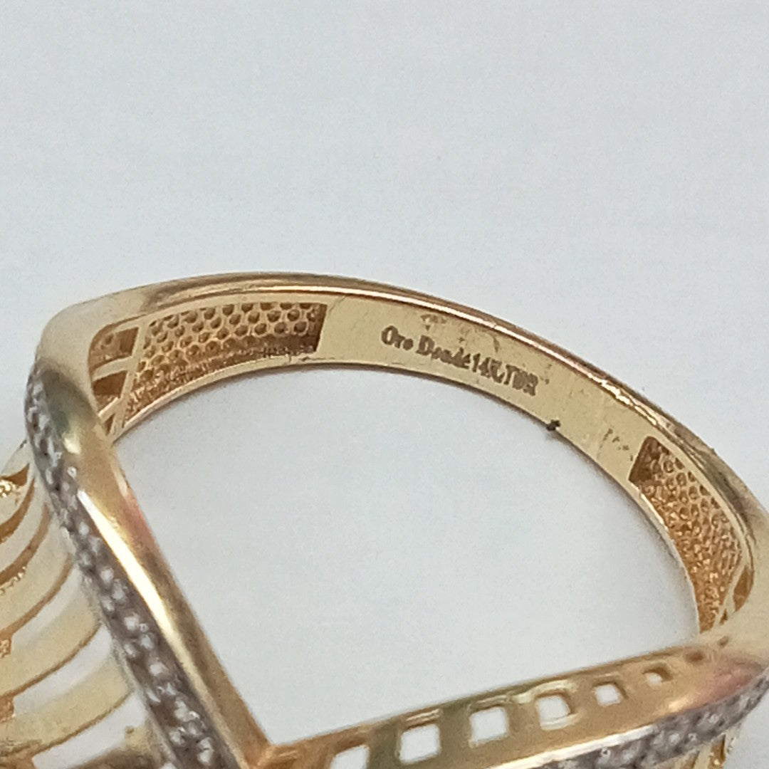 ANILLOS DAMA ORO 14K 3 (NUEVO)