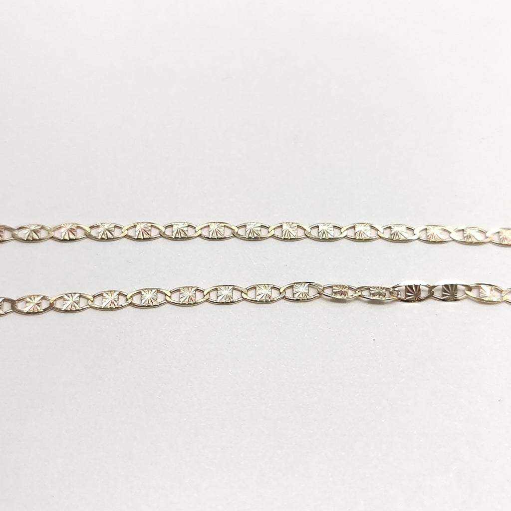 CADENA TEJIDO MARINERO 3.61GR 55 CM (NUEVO)