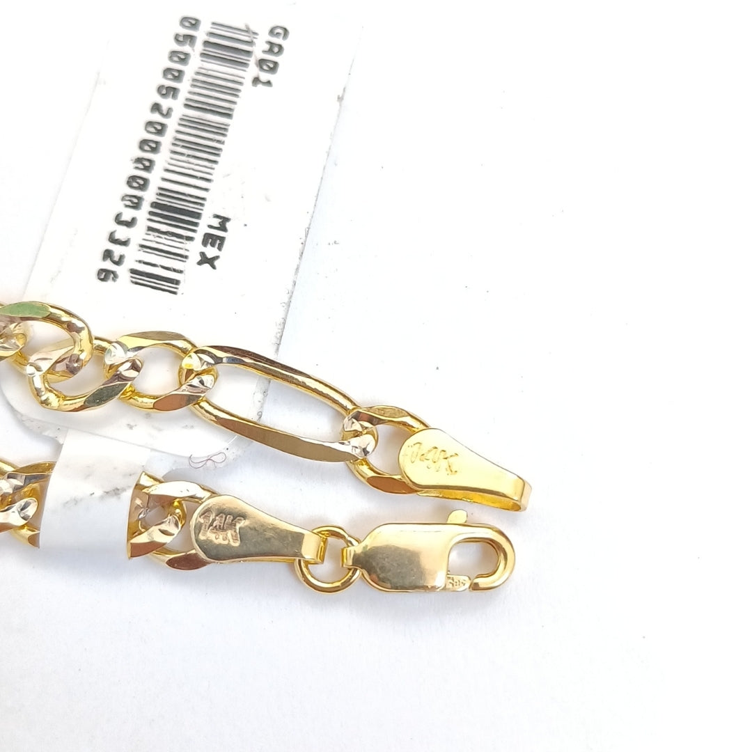 PULSERA 3 X 1 DIAMANTADA 6.6GR 21 CM (NUEVO)