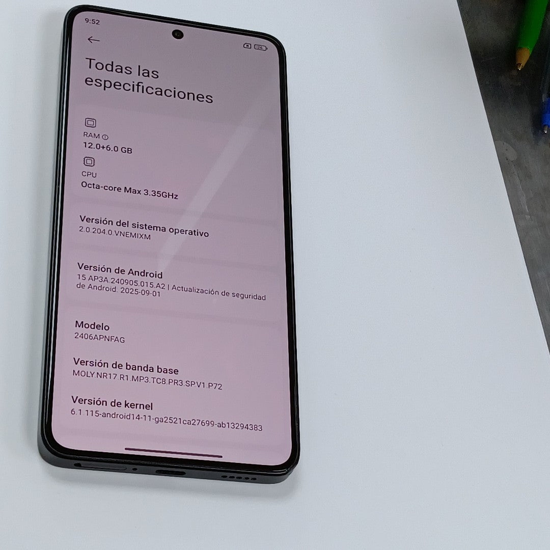 CELULAR XIAOMI 14T 5G 2406APNFAG (2024) 512 GB 16 GB RAM (SEMINUEVO)