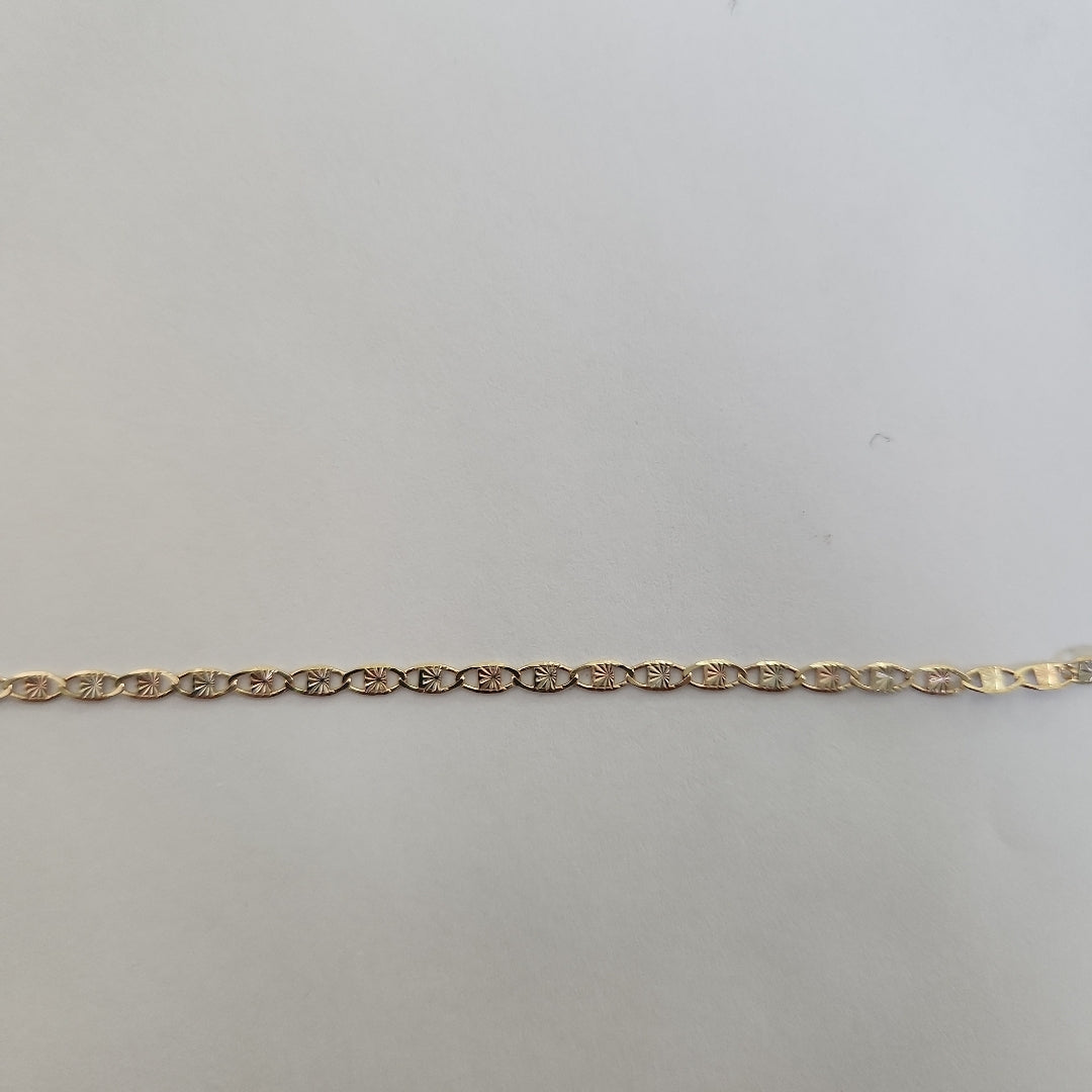 CADENA TEJIDO MARINERO 3.61GR 55 CM (NUEVO)