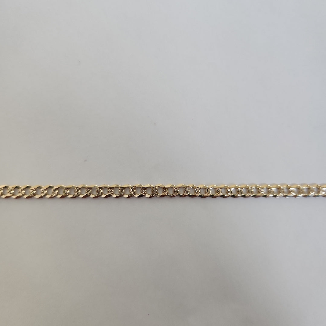 CADENA BARBADA DIAMANTADA 12.01GR 60 CM CM (NUEVO)