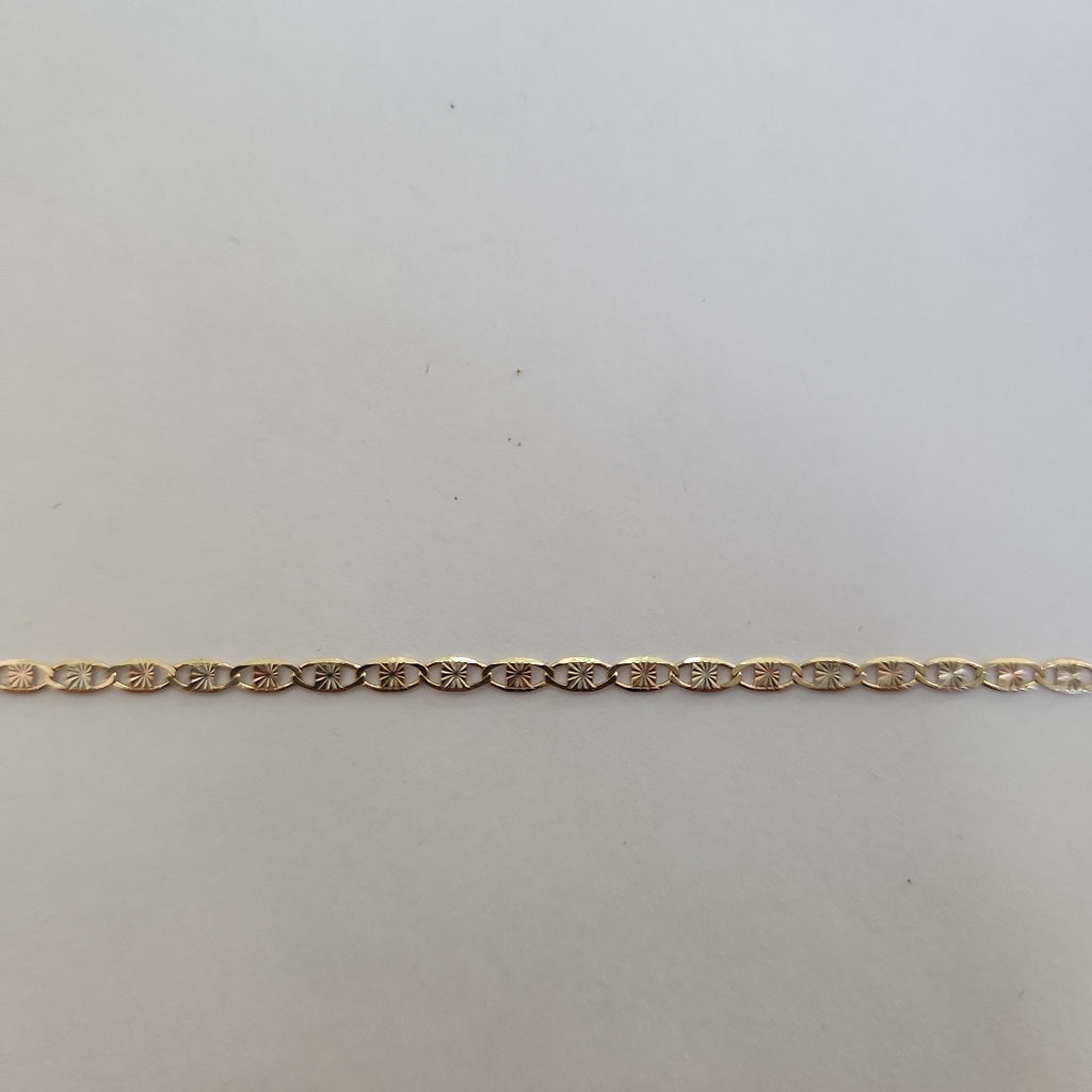 CADENA TEJIDO MARINERO 3.61GR 55 CM (NUEVO)