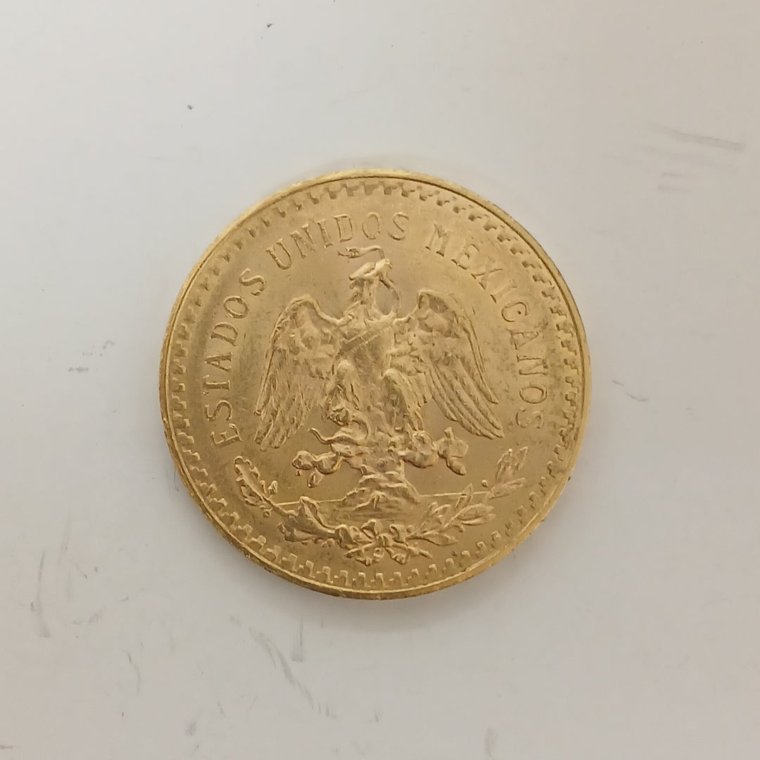 K1 41,60 GRMS 21 K IDENTIFICACIÓN MONEDA NOMINATIVA MONEDAS PESOS 50 PESOS (SEMINUEVO)