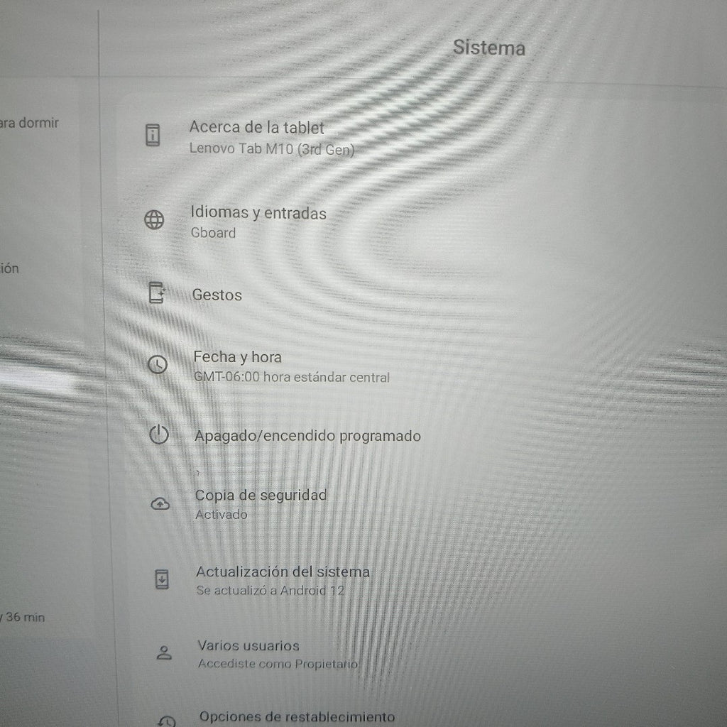 TABLETA LENOVO TAB M10 3 TB328FU 64 GB 4 GB RAM (SEMINUEVO)