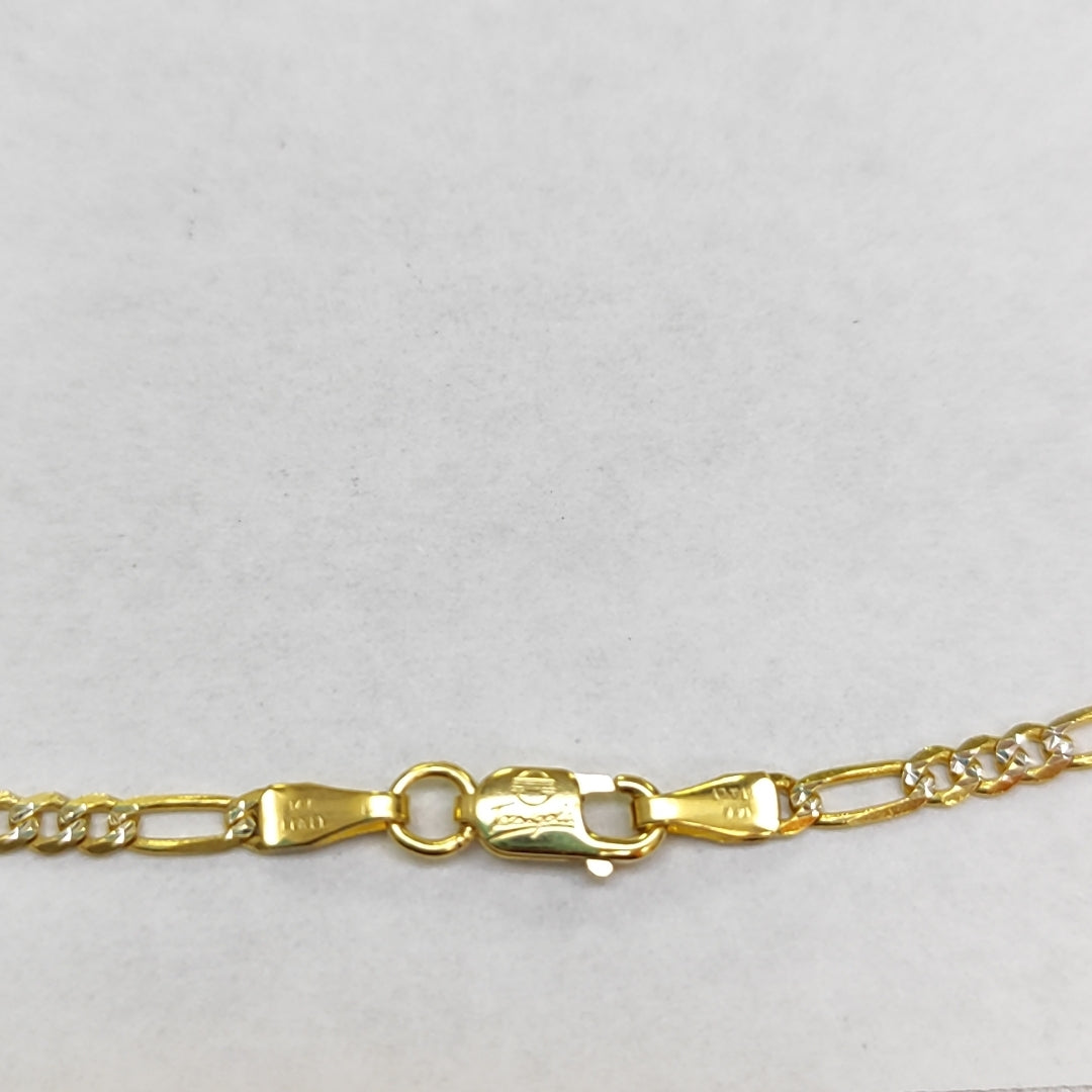 CADENAS CARTIER 3 1 DIAMANTADA ORO 14K 5.5 (NUEVO)