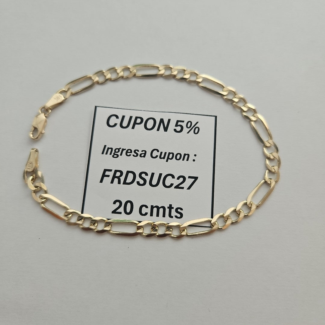 PULSERA 3 X 1 6.3GR 21 CM (NUEVO)