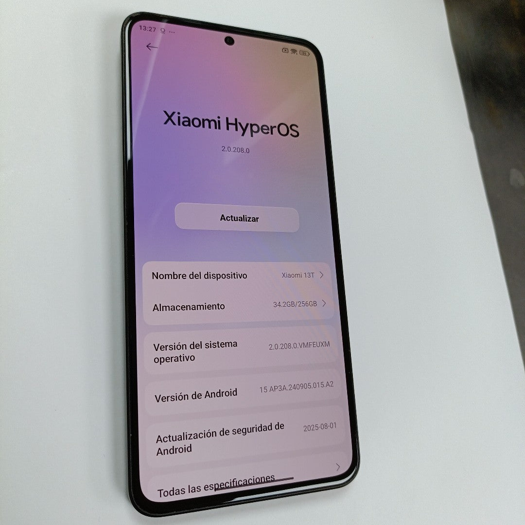 CELULAR XIAOMI 13T 2306EPN60G (2023) 256 GB 12 GB RAM (SEMINUEVO)