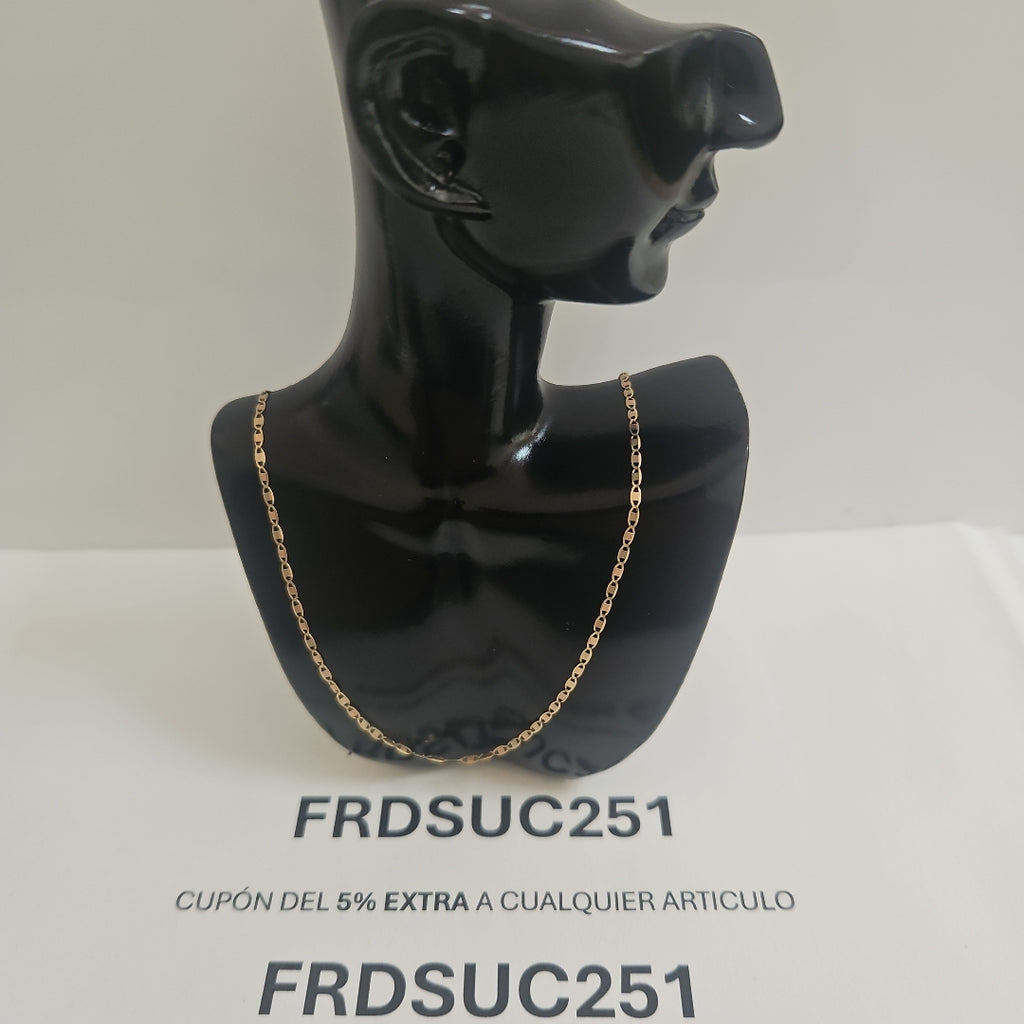 CADENA. ORO. 14 K 1.6 GRMS (SEMINUEVO)